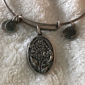 Alex and Ani Silver Tone Grandmother Bracelet